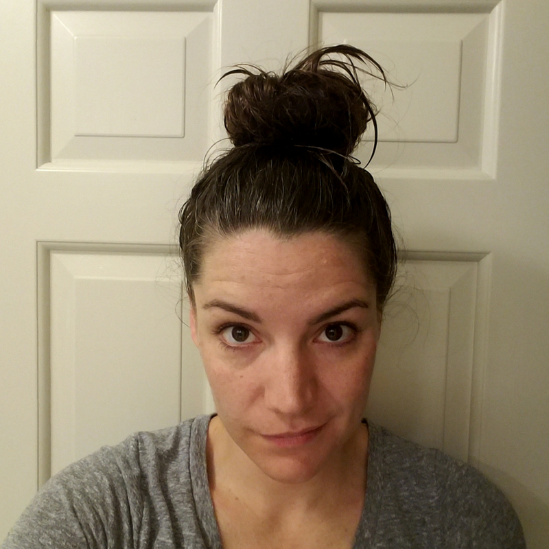 Busy mom messy bun