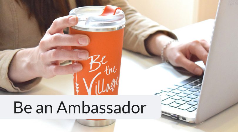 Text image 'be an ambassador'
