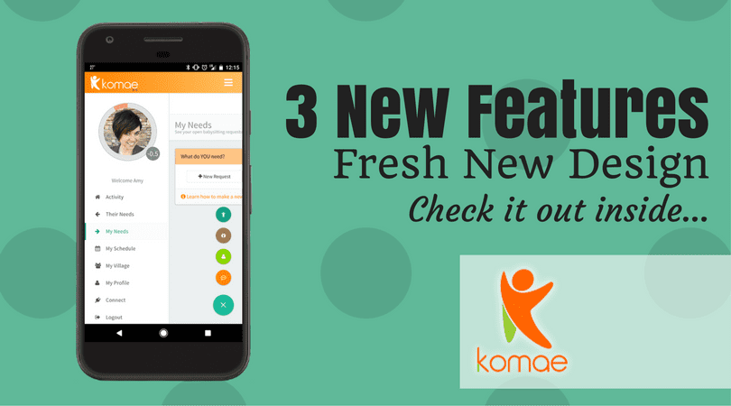 Komae got an upgrade. Three new features. Fresh New Design.