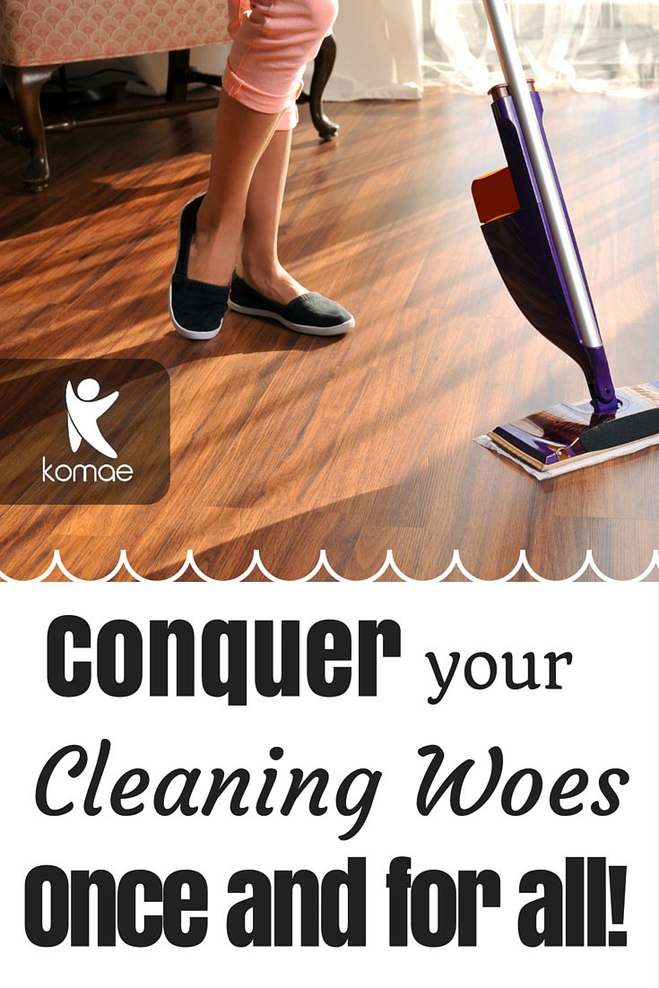 Conquer your cleaning woes once and for all. Cleaning chart.
