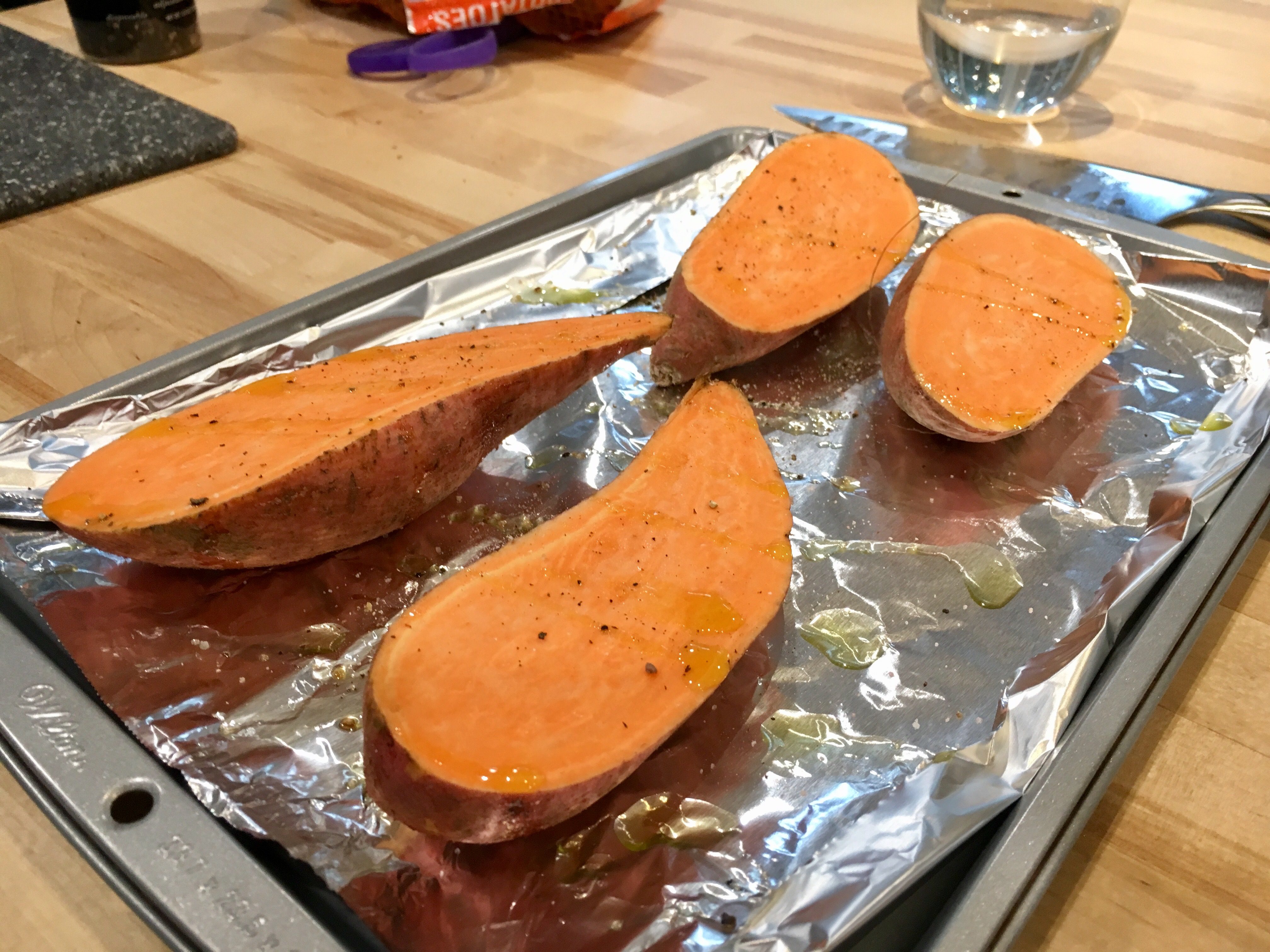 Bake Sweet Potatoes 