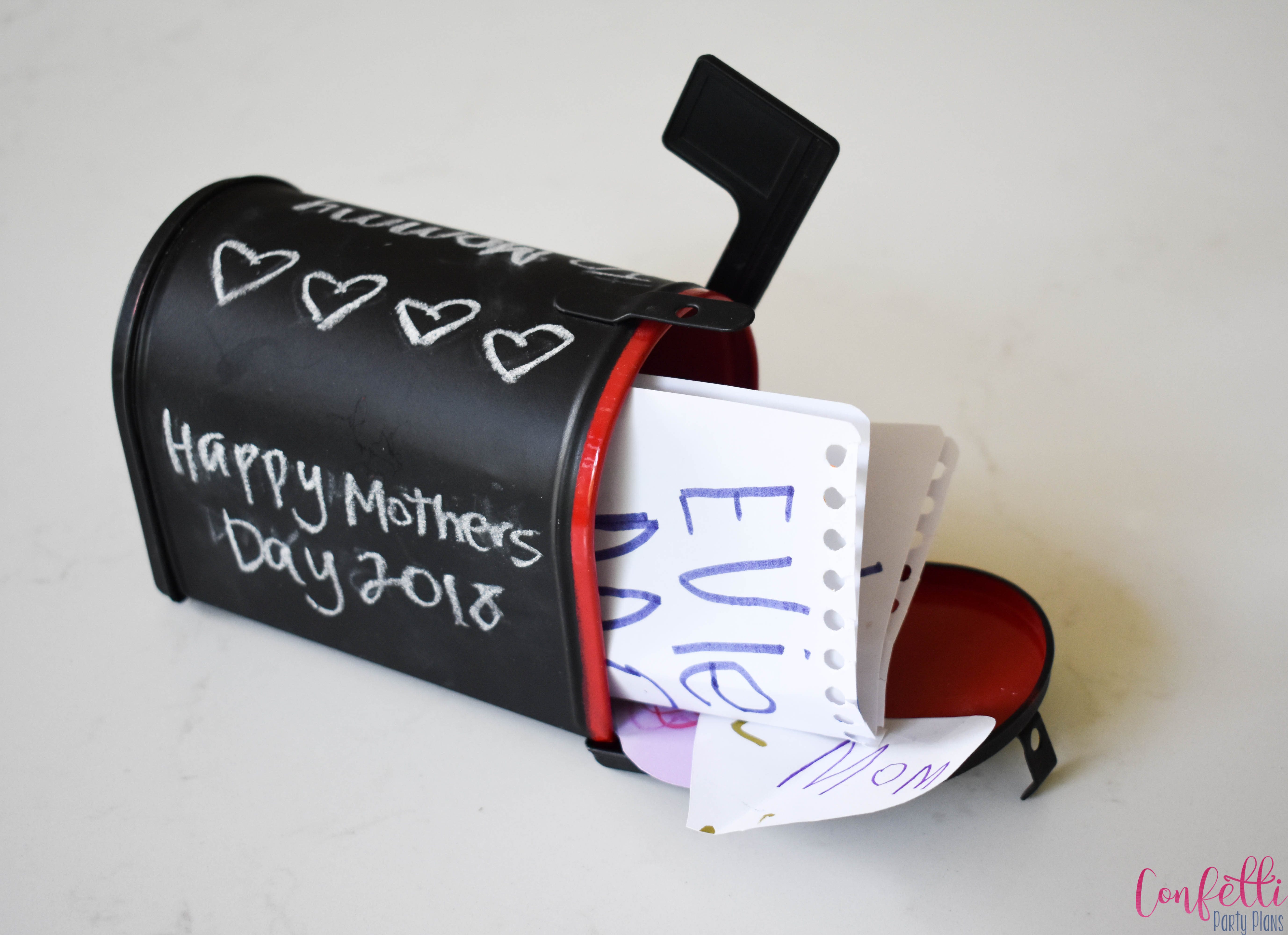 Love Notes Mailbox with notes